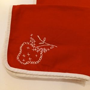 Vintage 1960s Strawberry Tea/Luncheon Napkins Set of 4